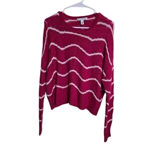 Autumn Cashmere Sweater Women S Wave Italian Yarn Pointelle Cashmere Silk